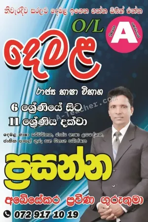 Tamil Language - Prasanna Abaysekara