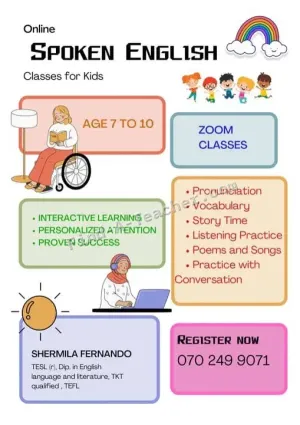 Online Spoken English Classes for Kids