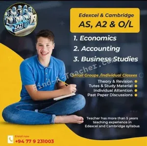 Economics, Accounting, Business Studies - Edexcel and Cambridge