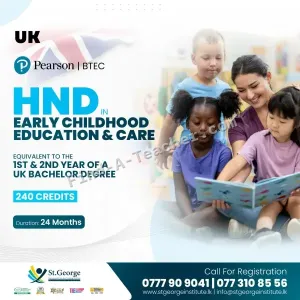 HND in Early Childhood Education and Care