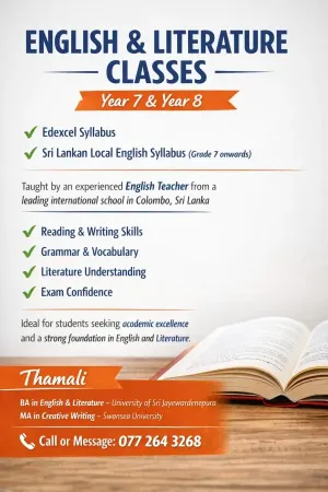 English and Literature Classes