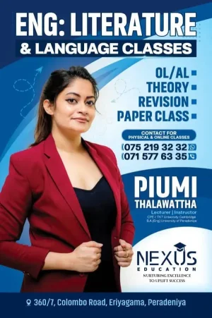 English Literature Classes in Sri Lanka