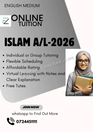 A/L Islam online (English Medium)