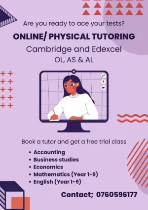 Cambridge and Edexcel OL, AS & AL Classes