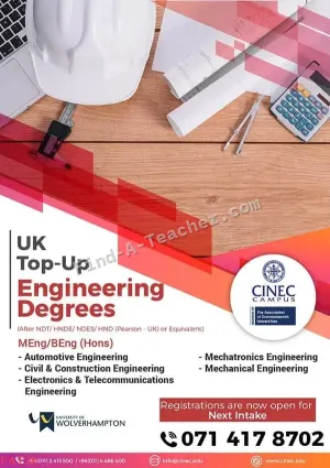 UK Top-up Degrees (One Year) - Malabe