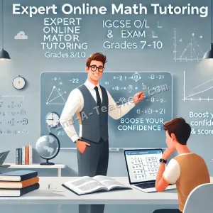 Online personal classes for IGCSE / Cambridge from grade 6 to A/L