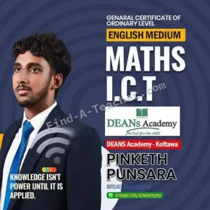 Maths and ICT - English and Sinhala Medium