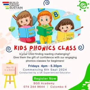 Kids Phonics Class - Colombo