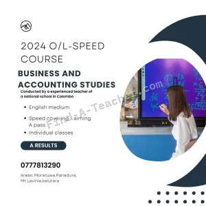 Business and Accounting studies O/L, Business Studies A/L