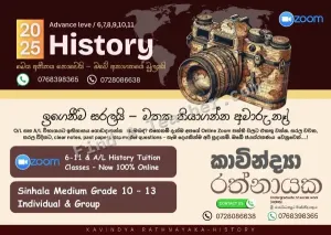 History class for 6-11 and advanced level