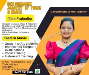 Singing and Playing (Guitar / Violin / Organ / Sitar)