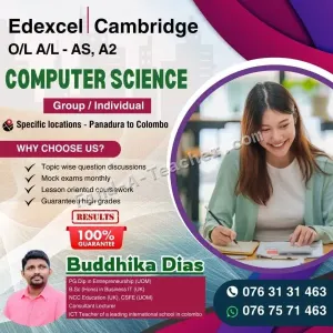 Edexcel, Cambridge - Computer Science - O/L, A/L - AS, A2