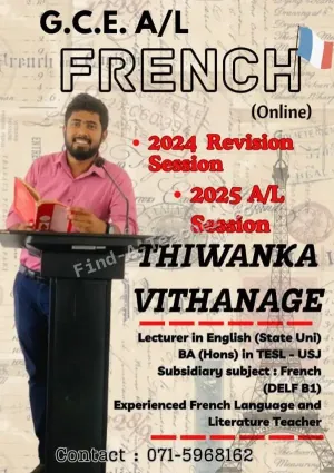 French - G.C.E Advanced Level 2024 and 2025