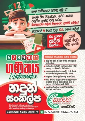 Ordinary Level (O/L) Mathematics Tuition