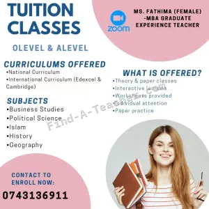 Al Political science classes by national school teacher