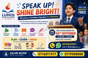 Public speaking for children and young adults