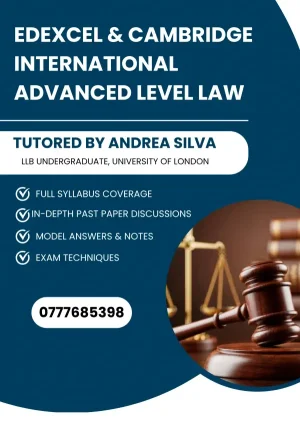 Edexcel & Cambridge International Advanced Level Law Tutoring and Revision