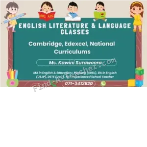 English Literature and English Language Classes - Cambridge, Local, Edexcel and AQA Curriculums
