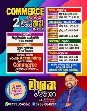 O/L Commerce - Grade 10 and Grade 11