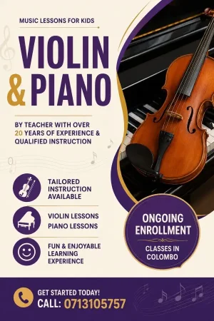 Music Teacher - Violin and Piano