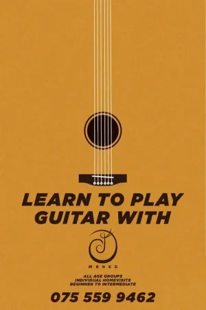 Guitar Classes Kandy | Home visits | Lessons by Mahee