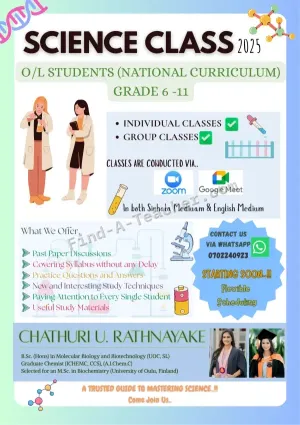 O/L Science Classes (Grade 6-11)