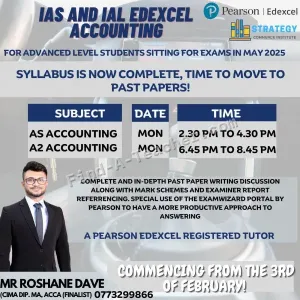 IAS and IAL Edexcel Accounting