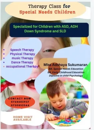 Therapy classes for special need kids