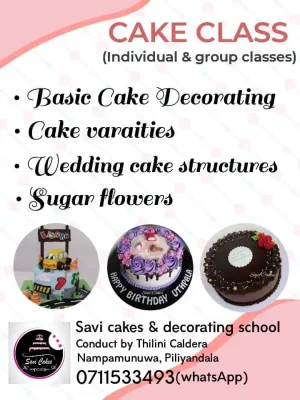 Cake Classes at Maharagama & Piliyandala
