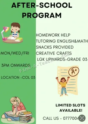 English and Math tuition