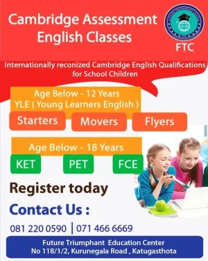 Cambridge Assessment English Classes for School children