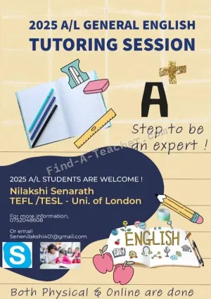 English Language and English Literature Classes
