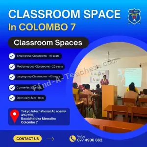 Classroom Space - Colombo 7