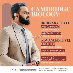 Private Tutoring for Biology, Cambridge and Edexcel Syllabuses