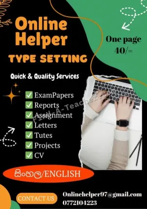 Type Setting - Quick and Quality Services
