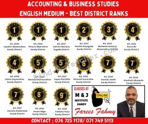 A/L Accounting English Medium