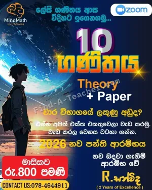 Grade 6 to 11 Mathematics Classes