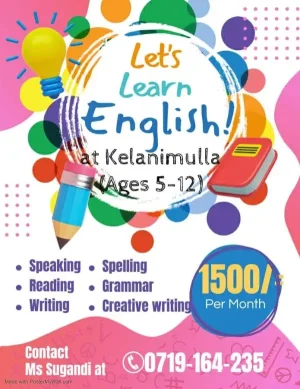 English and literature classes