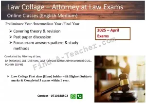 Law College Attorney at Law Class
