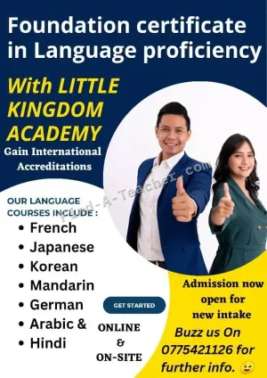 Foundation certificate in Language proficiency