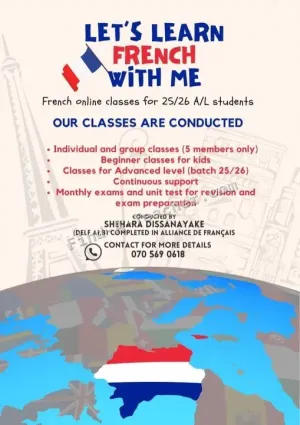 Let us learn French with me