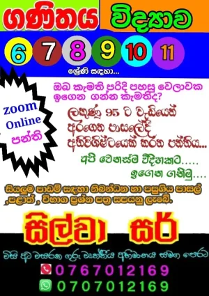 Grade 6-11 Science / Mathematics - Silva Sir