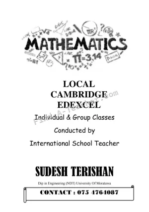 Maths English Medium Classes