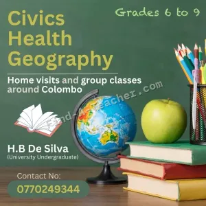 English Medium Classes - Health / Civics / Geography
