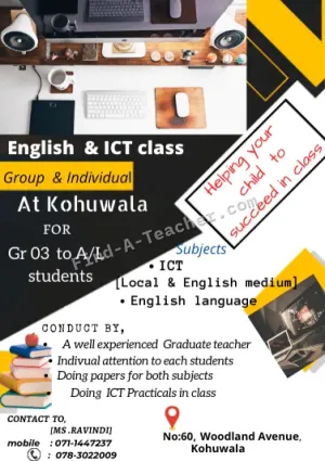 ICT & English teacher