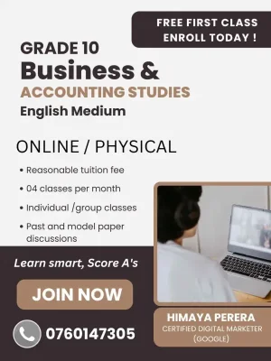 Business & Accounting studies (English Medium)