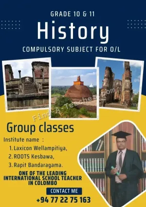 History Grade 10 and 11 Group Classes