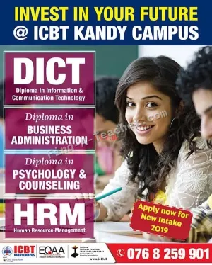 HRM, Psychology and Business Administration Courses - Kandy