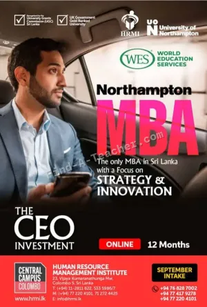 Earn an MBA from Northampton - A Gold Ranked University