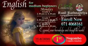 English for grade 6 to 11